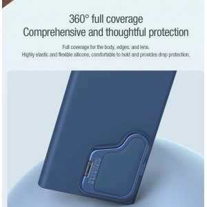 Kup Etui Nillkin CamShield Silky Prop Silicone Case Samsung Galaxy S24 Ultra czarne - NLK1544 - {ean13} - Sklep Home Screen