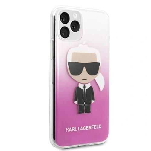 Kup Karl Lagerfeld KLHCN58TRDFKPI iPhone 11 Pro růžový/pink Gradient Ikonik Karl - KLD134PNK - {ean13} - Sklep Home Screen