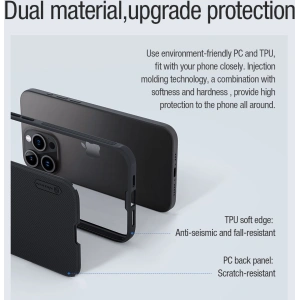 Buy Nillkin Super Frosted Shield Pro Magnetic Case Apple iPhone 15 Pro Max blue - NLK1545 - {ean13} - Home Screen Store Europe