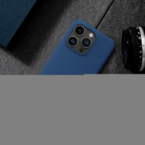 Buy Nillkin Super Frosted Shield Pro Magnetic Case Apple iPhone 15 Pro Max blue - NLK1545 - {ean13} - Home Screen Store Europe