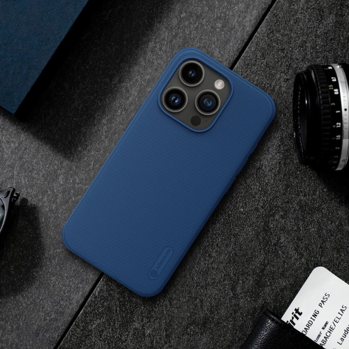 Kup Etui Nillkin Super Frosted Shield Pro Magnetic Case Apple iPhone 15 Pro Max kék - NLK1545 - {ean13} - Sklep Home Screen