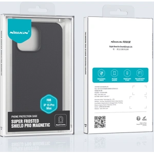 Buy Nillkin Super Frosted Shield Pro Magnetic Case Apple iPhone 15 Pro Max blue - NLK1545 - {ean13} - Home Screen Store Europe