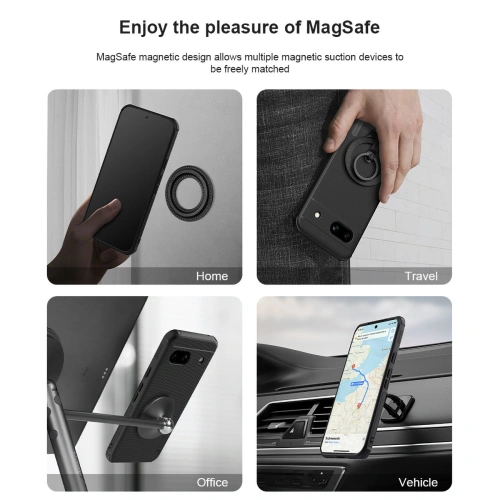 Buy Nillkin Super Frosted Shield Pro Magnetic Case Google Pixel 8A black - NLK1546 - {ean13} - Home Screen Store Europe
