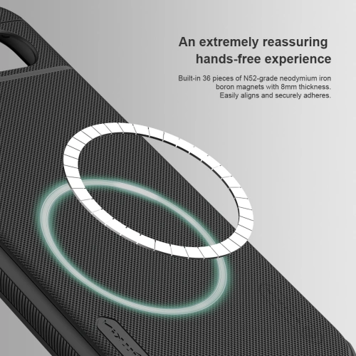 Buy Nillkin Super Frosted Shield Pro Magnetic Case Google Pixel 8A black - NLK1546 - {ean13} - Home Screen Store Europe
