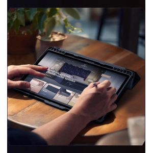 Kup Etui Nillkin Bumper Leather Case Pro Samsung Galaxy Tab S9 FE+ Plus negre - NLK1549 - {ean13} - Sklep Home Screen