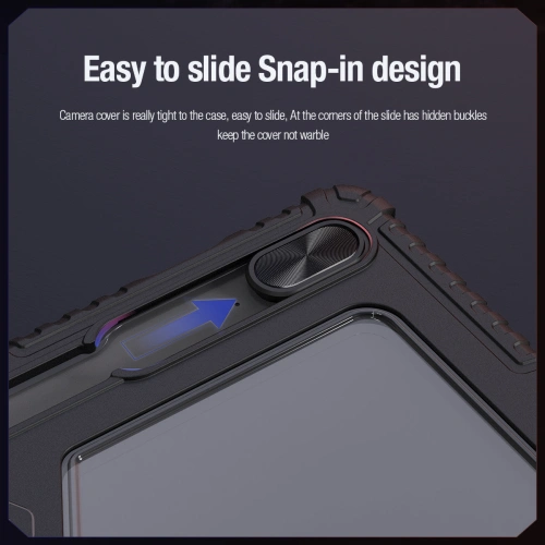 Kup Etui Nillkin Bumper Leather Case Pro Samsung Galaxy Tab S9 FE+ Plus fekete - NLK1549 - {ean13} - Sklep Home Screen