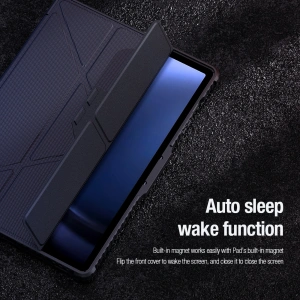 Kup Etui Nillkin Bumper Leather Case Pro Samsung Galaxy Tab S9 FE+ Plus czarne - NLK1549 - {ean13} - Sklep Home Screen