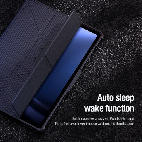 Kup Case Nillkin Bumper Leather Case Pro Samsung Galaxy Tab S9 FE+ Plus schwarz - NLK1549 - {ean13} - Sklep Home Screen
