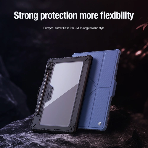 Kup Etui Nillkin Bumper Leather Case Pro Samsung Galaxy Tab S9 fekete - NLK1550 - {ean13} - Sklep Home Screen