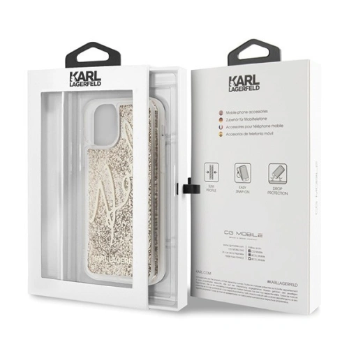 Kup Karl Lagerfeld KLHCN58TRKSGO iPhone 11 Pro auriu/aur Glitter Signature - KLD135GLD - {ean13} - Sklep Home Screen