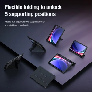 Kup Etui Nillkin Bumper Leather Case Pro Samsung Galaxy Tab S9 černé - NLK1550 - {ean13} - Sklep Home Screen