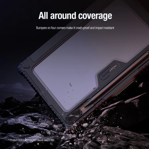 Kup Etui Nillkin Bumper Leather Case Pro Samsung Galaxy Tab S9 fekete - NLK1550 - {ean13} - Sklep Home Screen