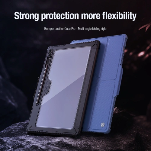 Kup Etui Nillkin Bumper Leather Case Pro Samsung Galaxy Tab S9+ Plus černé - NLK1551 - {ean13} - Sklep Home Screen