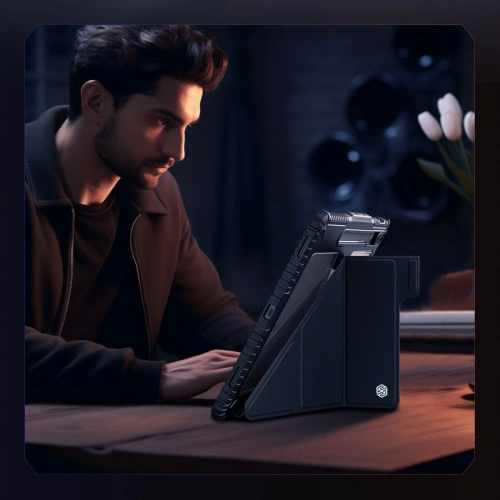 Kup Etui Nillkin Bumper Leather Case Pro Samsung Galaxy Tab S9+ Plus černé - NLK1551 - {ean13} - Sklep Home Screen