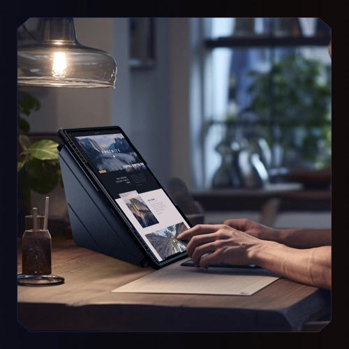 Kup Etui Nillkin Bumper Leather Case Pro Samsung Galaxy Tab S9+ Plus černé - NLK1551 - {ean13} - Sklep Home Screen