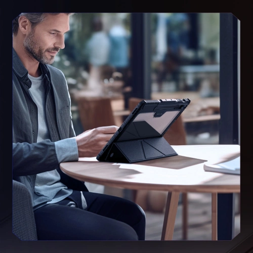 Kup Etui Nillkin Bumper Leather Case Pro Samsung Galaxy Tab S9+ Plus černé - NLK1551 - {ean13} - Sklep Home Screen