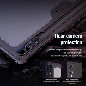 Kup Etui Nillkin Bumper Leather Case Pro Samsung Galaxy Tab S9+ Plus / S10+ Plus czarne - NLK1551 - {ean13} - Sklep Home Screen