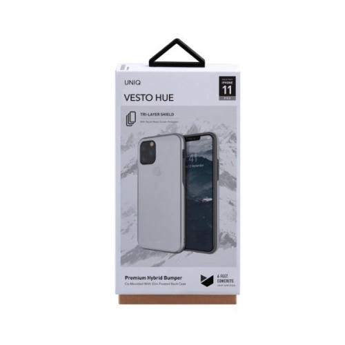 Kup Etui UNIQ Vesto Hue Apple iPhone 11 Pro ezüst/silver - UNIQ120SILVER - {ean13} - Sklep Home Screen