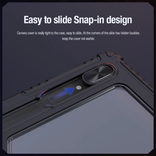 Kup Etui Nillkin Bumper Leather Case Pro Samsung Galaxy Tab S9+ Plus černé - NLK1551 - {ean13} - Sklep Home Screen