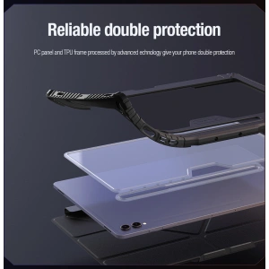 Kup Etui Nillkin Bumper Leather Case Pro Samsung Galaxy Tab S9+ Plus / S10+ Plus czarne - NLK1551 - {ean13} - Sklep Home Screen