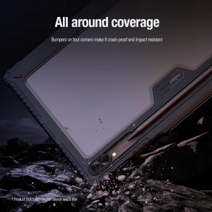 Kup Etui Nillkin Bumper Leather Case Pro Samsung Galaxy Tab S9+ Plus / S10+ Plus czarne - NLK1551 - {ean13} - Sklep Home Screen