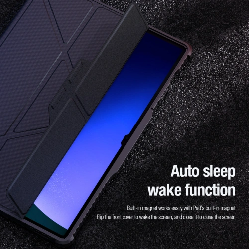 Kup Etui Nillkin Bumper Leather Case Pro Samsung Galaxy Tab S9+ Plus / S10+ Plus fekete - NLK1551 - {ean13} - Sklep Home Screen