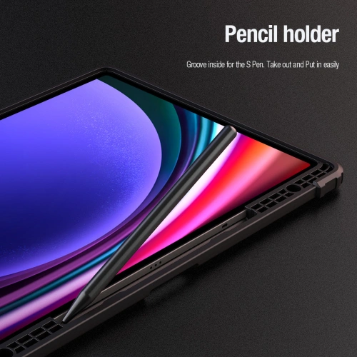 Kup Etui Nillkin Bumper Leather Case Pro Samsung Galaxy Tab S9+ Plus černé - NLK1551 - {ean13} - Sklep Home Screen
