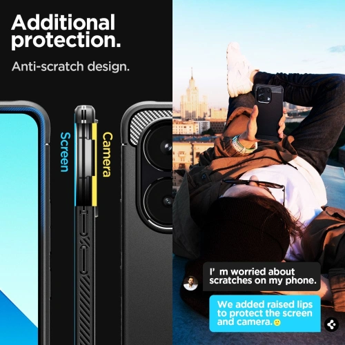 Kup Case Spigen Rugged Armor Xiaomi Redmi Note 13 4G Mattschwarz - SPN3384 - {ean13} - Sklep Home Screen