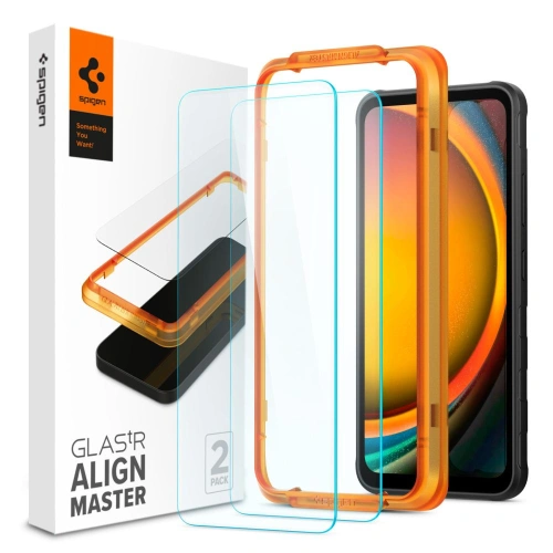 Kup Gehärtetes Glas Spigen GLAS.tR AlignMaster Samsung Galaxy Xcover 7 Clear [2 PACK] - SPN3385 - {ean13} - Sklep Home Screen