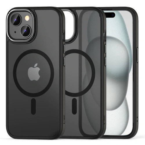 Kup Case Tech-Protect MagMat 2 MagSafe Apple iPhone 15 Matt Schwarz - THP2760 - {ean13} - Sklep Home Screen