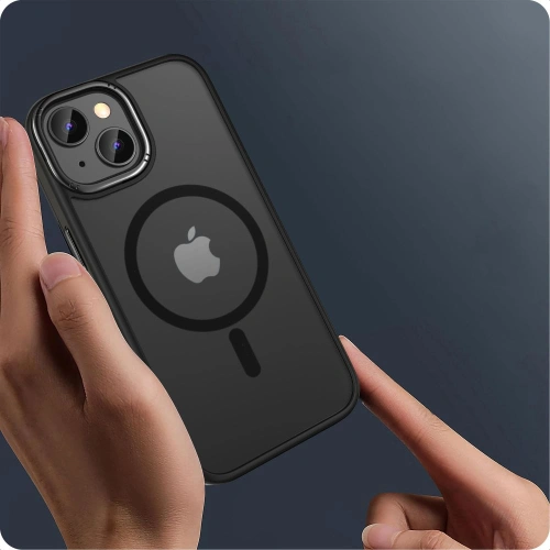 Kup Case Tech-Protect MagMat 2 MagSafe Apple iPhone 15 Matt Schwarz - THP2760 - {ean13} - Sklep Home Screen