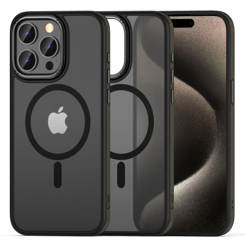 Kup Case Tech-Protect MagMat 2 MagSafe Apple iPhone 15 Pro Max Matt Schwarz - THP2761 - {ean13} - Sklep Home Screen