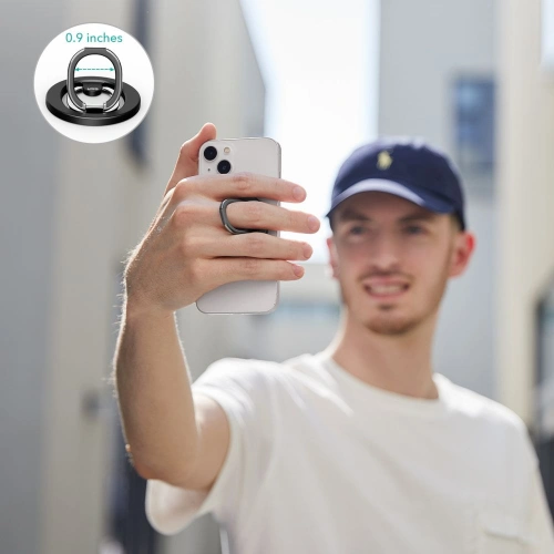Kup Fingerhalter ESR Halolock MagSafe Telefonring-Ständer Schwarz - ESR765 - {ean13} - Sklep Home Screen
