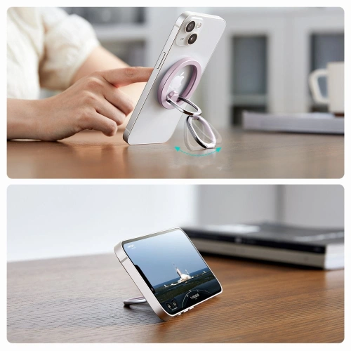 Kup Uchycení na prst ESR Halolock MagSafe Phone Ring Stand Pastel Pink - ESR766 - {ean13} - Sklep Home Screen