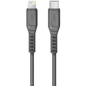 UNIQ Cable MFI Flex USB-C-Lightning 18W charcoal grey