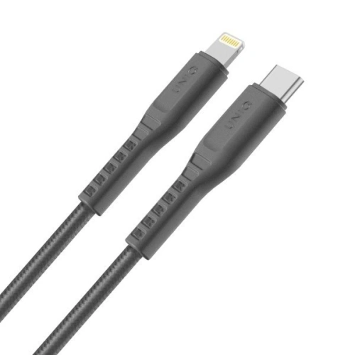 Buy UNIQ Cable MFI Flex USB-C-Lightning 18W charcoal grey - UNIQ127GRY - {ean13} - Home Screen Store Europe