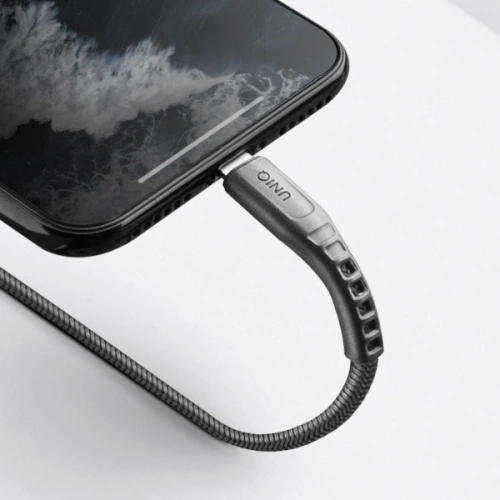 Buy UNIQ Cable MFI Flex USB-C-Lightning 18W charcoal grey - UNIQ127GRY - {ean13} - Home Screen Store Europe