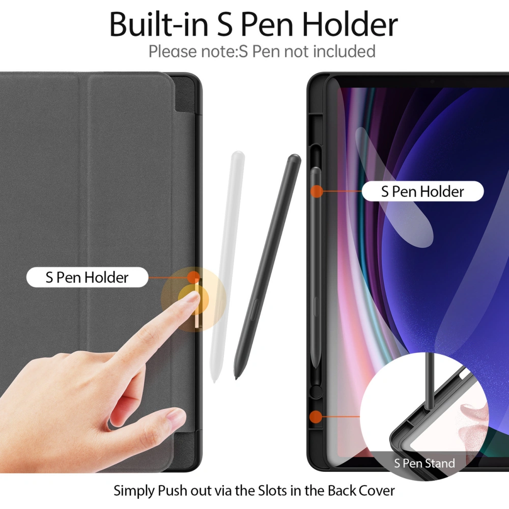 Etui Dux Ducis Domo Samsung Galaxy Tab S9 czarne