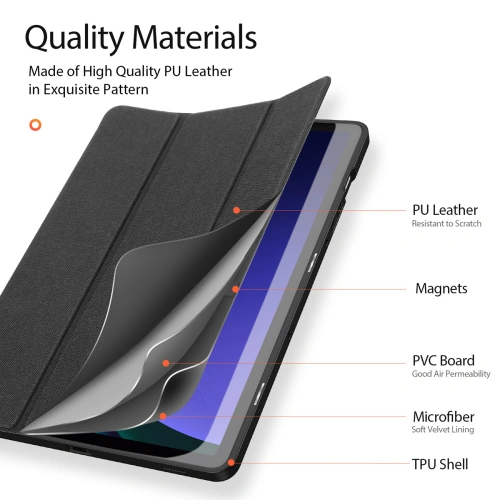 Kup Etui Dux Ducis Domo Samsung Galaxy Tab S9 czarne - DDS1989 - {ean13} - Sklep Home Screen