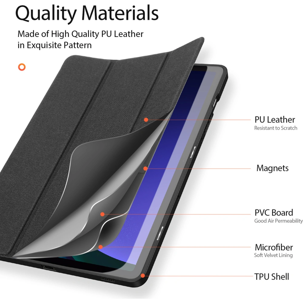 Etui Dux Ducis Domo Samsung Galaxy Tab S9 czarne