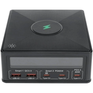 Kup Încărcător de rețea Blitzwolf 868H 2xUSB-A, 3xUSB-C, PD, QC 160W negru - BLZ594 - {ean13} - Sklep Home Screen