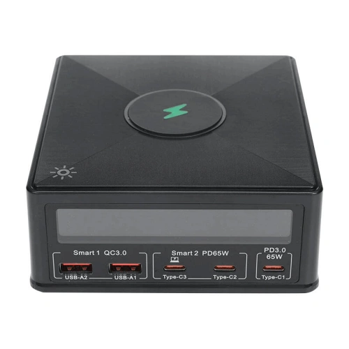 Kup Ładowarka sieciowa Blitzwolf 868H 2xUSB-A, 3xUSB-C, PD, QC 160W czarny - BLZ594 - {ean13} - Sklep Home Screen