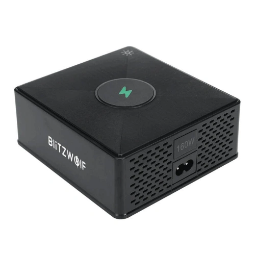 Kup Ładowarka sieciowa Blitzwolf 868H 2xUSB-A, 3xUSB-C, PD, QC 160W czarny - BLZ594 - {ean13} - Sklep Home Screen