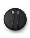 Kup UNIQ kabel MFI Halo USB-C-Lightning 18W nylonový navíjecí 1,2m černý/midnight black - UNIQ129BLK - {ean13} - Sklep Home Screen