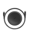 Kup UNIQ MFI Halo USB-C-Lightning 18W nylonos tekercses kábel 1,2m fekete/éjfekete - UNIQ129BLK - {ean13} - Sklep Home Screen