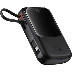 Kup Powerbank Baseus QPow Pro+ 10000mAh 22.5W + vestavěný kabel USB-C černý - BSU4873 - {ean13} - Sklep Home Screen