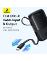 Kup Powerbank Baseus QPow Pro+ 10000mAh 22.5W + beépített USB-C kábel fekete - BSU4873 - {ean13} - Sklep Home Screen