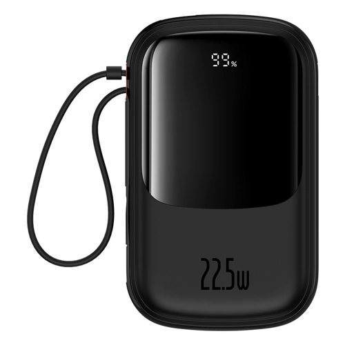Kup Powerbank Baseus QPow Pro+ 20000mAh 22.5W + cablu USB-C încorporat negru - BSU4874 - {ean13} - Sklep Home Screen