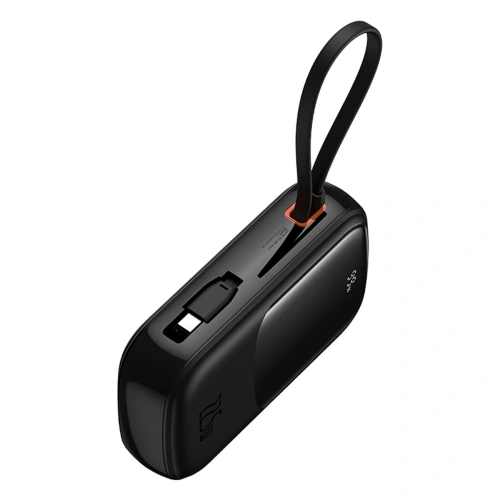 Kup Powerbank Baseus QPow Pro+ 20000mAh 22.5W + wbudowany kabel USB-C czarny - BSU4874 - {ean13} - Sklep Home Screen