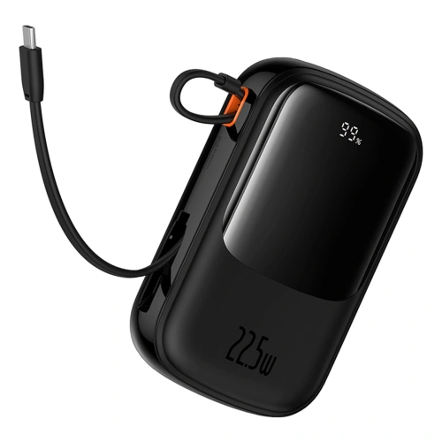 Kup Powerbank Baseus QPow Pro+ 20000mAh 22.5W + cablu USB-C încorporat negru - BSU4874 - {ean13} - Sklep Home Screen
